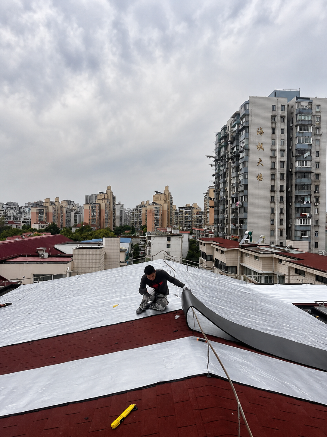 Residential roof retrofit