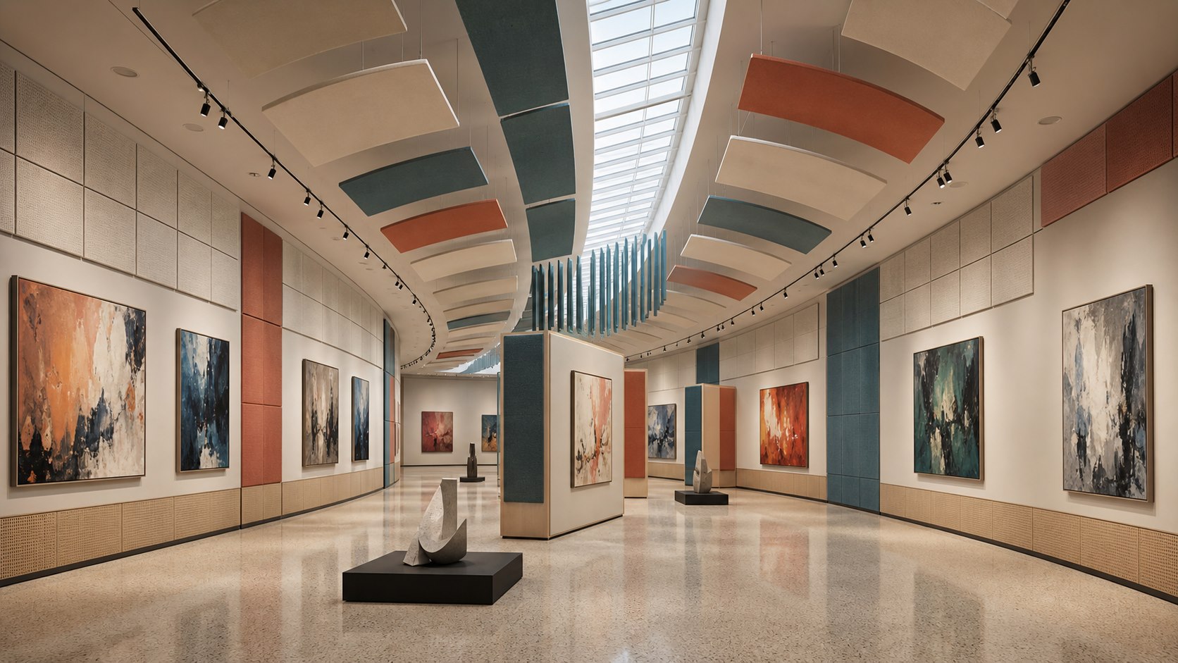 Exhibition halls & galleries acoustic design scene